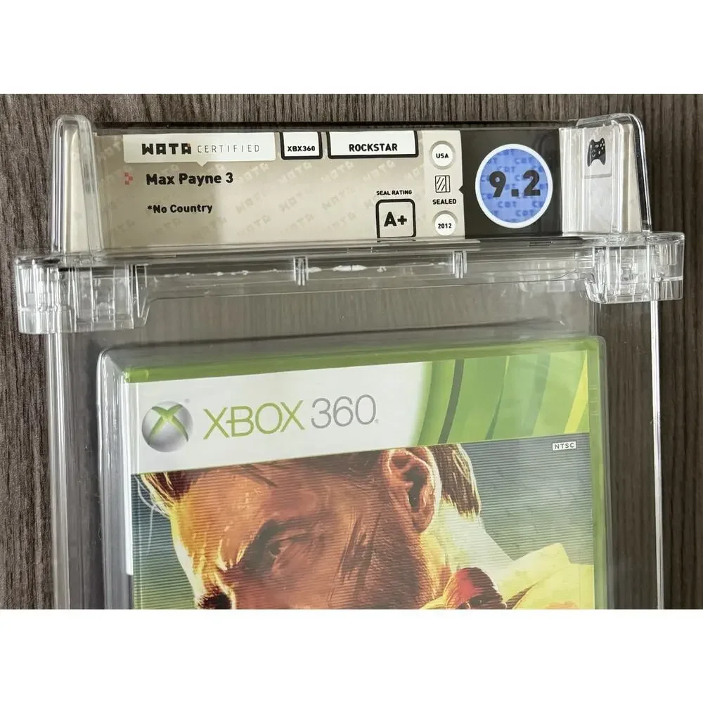 Max Payne 3 Xbox 360 WATA 9.2 A+ Sealed
